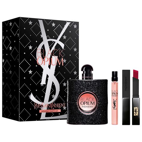 yves saint laurent gift set|boots black opium gift set.